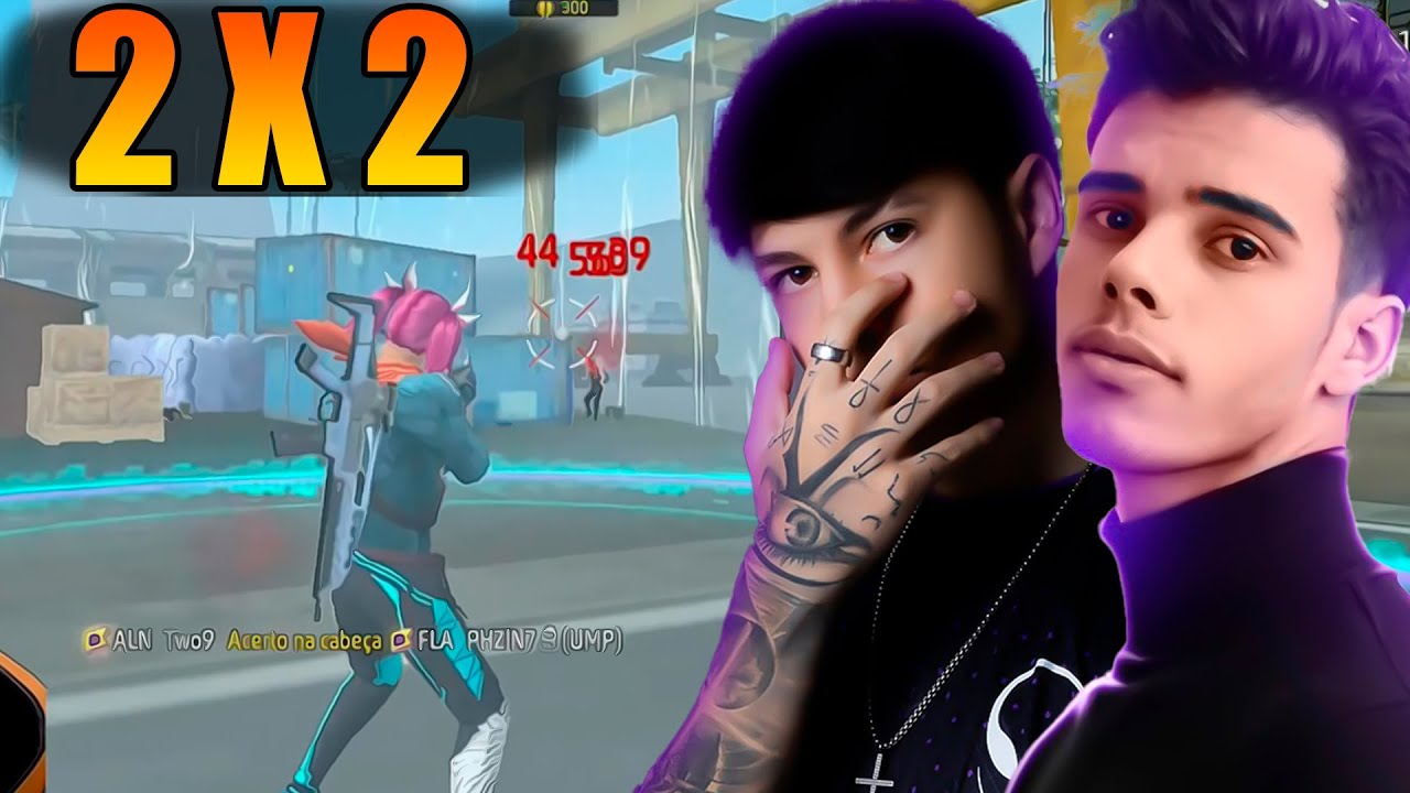 TWO9 E MARECHAL VS PHZIN E KIKI, 3 LENDAS DO FREE FIRE SE ENFRENTANDO!