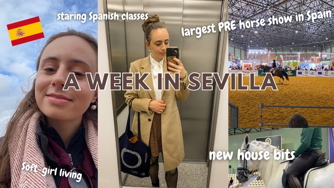 Life in Seville 009: My first Spanish lesson, home improvements & visiting horse shows (SICAB)