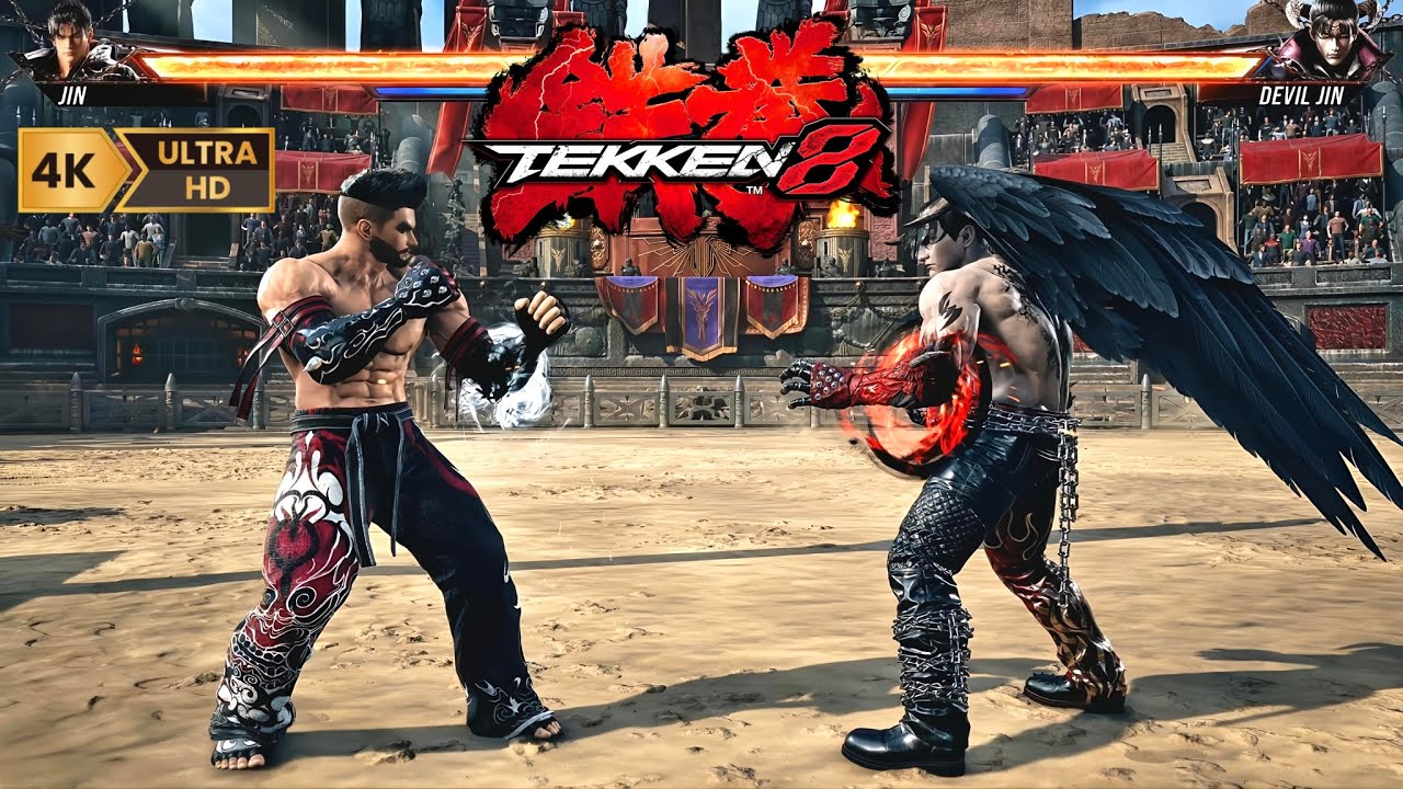 PS5 PRO | JIN vs DEVIL JIN - TEKKEN 8 | 4K UltraHD Gameplay 