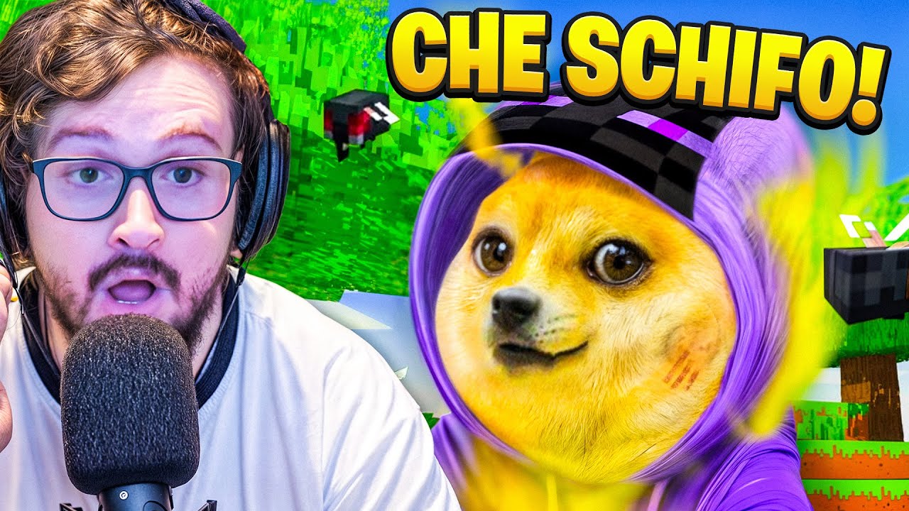 PUZZAVA DI CACCA PERCHÈ GIOCAVA TROPPO A MINECRAFT!? (DogeStory Reaction)