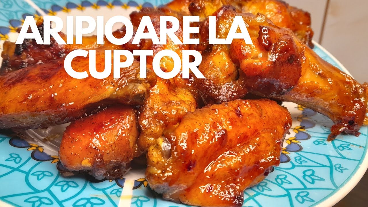 Aripioare glazurate la cuptor cu sos sweet chilli | Rețetă simplă 