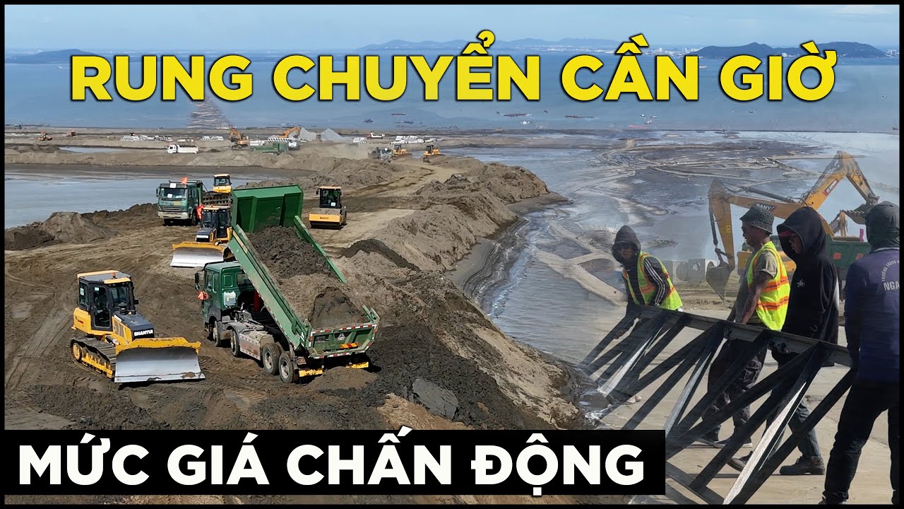 Khu B lấn biển Cần Giờ rung chuyển mọc đường trên biển, mức giá chấn động | QUỐC CHIẾN TV
