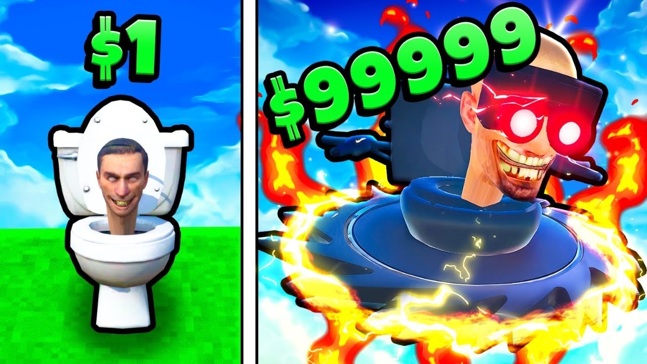 SKIBIDI TOILET DE $1 VS $500.000