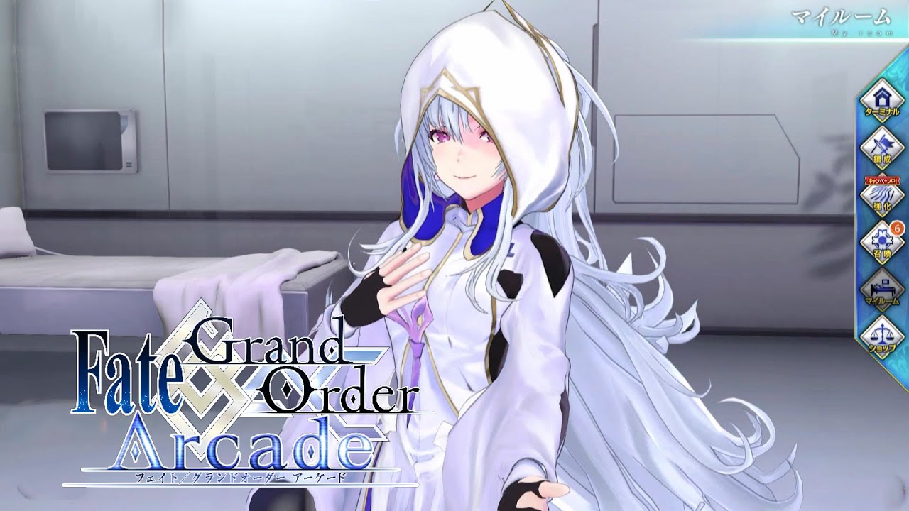 【Fate/Grand Order Arcade】プロトマーリン　マイルーム、再臨、召喚 【ProtoMerlin】【FGOAC】【FGOアーケード】
