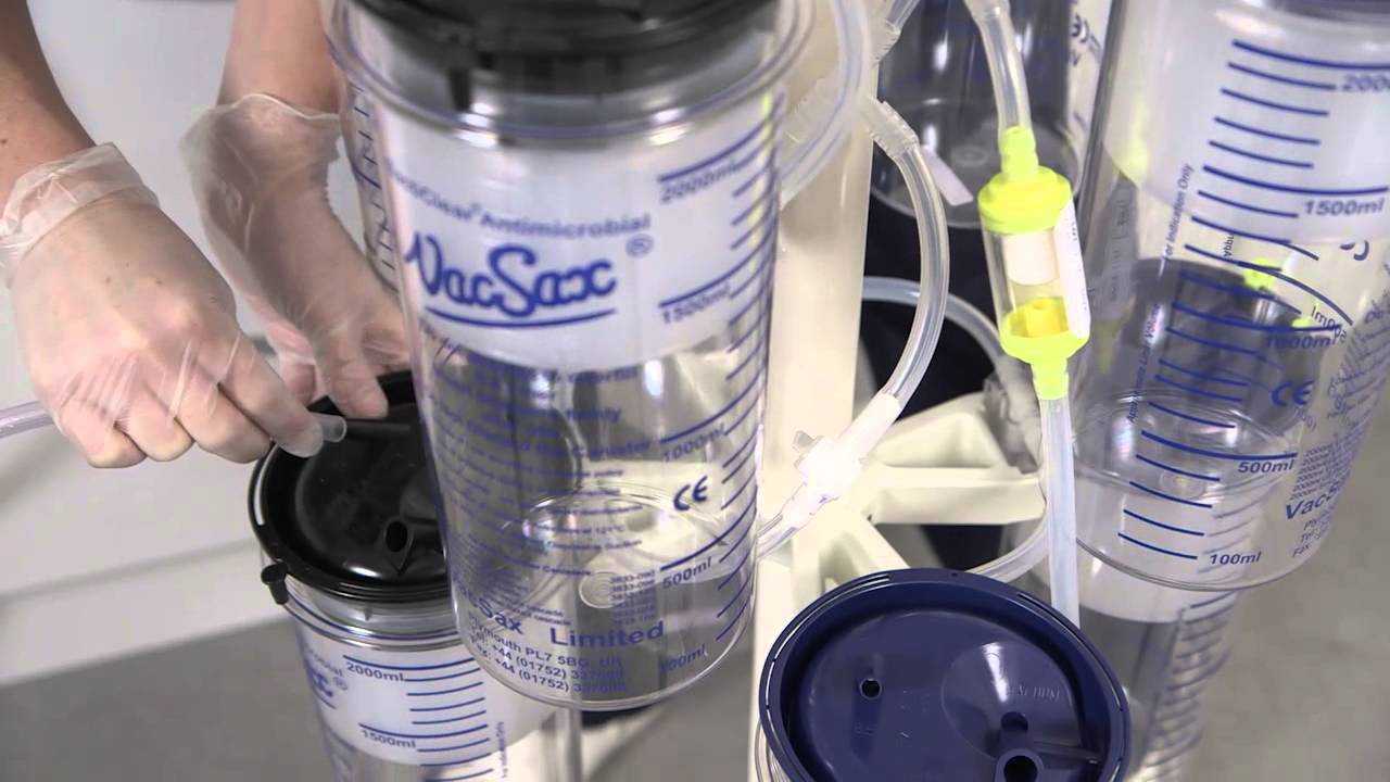 VacSax BactiClear Antimicrobial Cascade/Tandem System 16 Litre Capacity 2 x 4 Canister Set Up