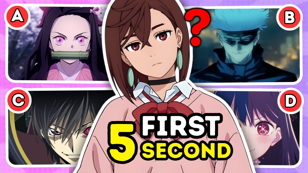 🎶 Guess the  First Anime Openings from Its First 5 Seconds 🤯 | Anime Quiz!