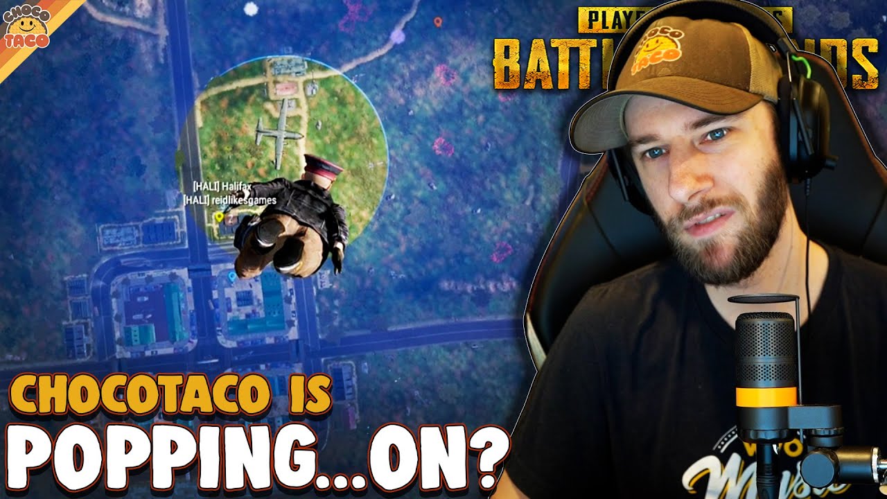 chocoTaco is Popping...On? ft. Reid & Halifax - PUBG Rondo Squads Gameplay