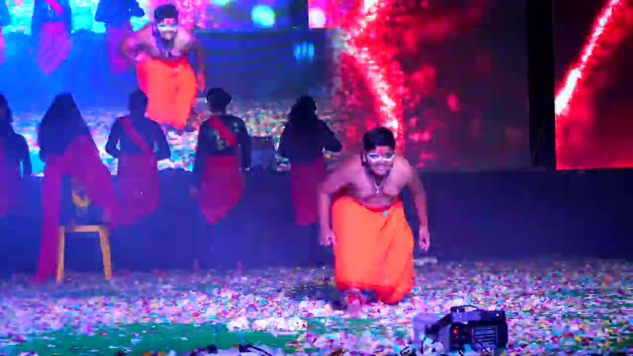 JJVS 4th to 10th Students Raktacharita Remix dance