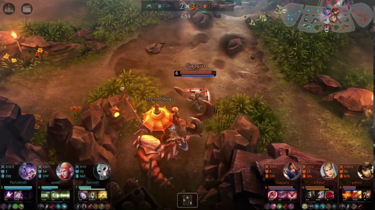 Vainglory | Casual Match | Taka [LE SKIN] | ROAM!! Craziest build TAKA.