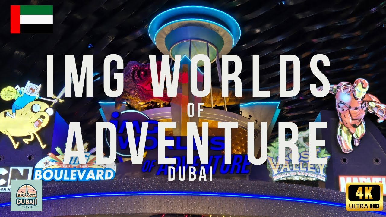 IMG Worlds of Adventure Dubai 🇦🇪 Walking tour 4K