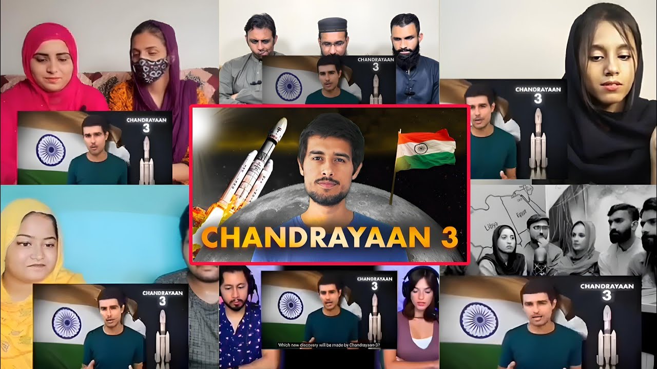 @dhruvrathee  India Makes History! | Chandrayaan 3 Lunar Landing | Mashup Reaction