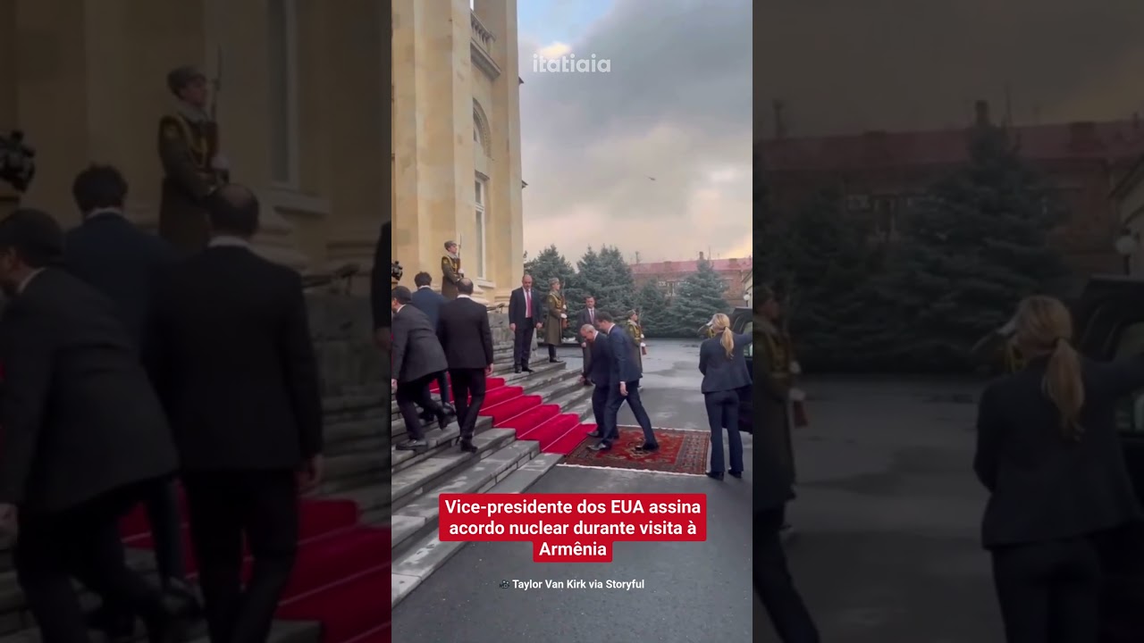 VICE-PRESIDENTE DOS EUA ASSINA ACORDO NUCLEAR DURANTE VISITA &Agrave; ARM&Ecirc;NIA