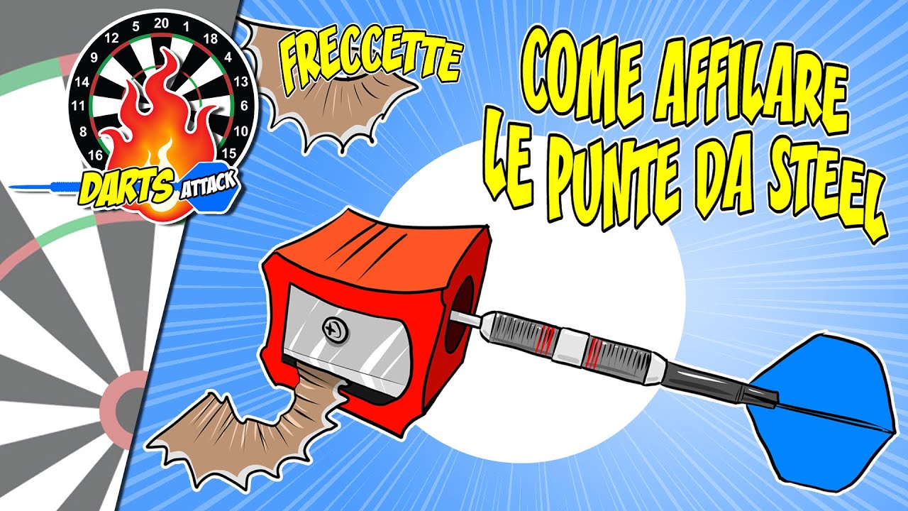 Freccette: come affilare le punte da steel