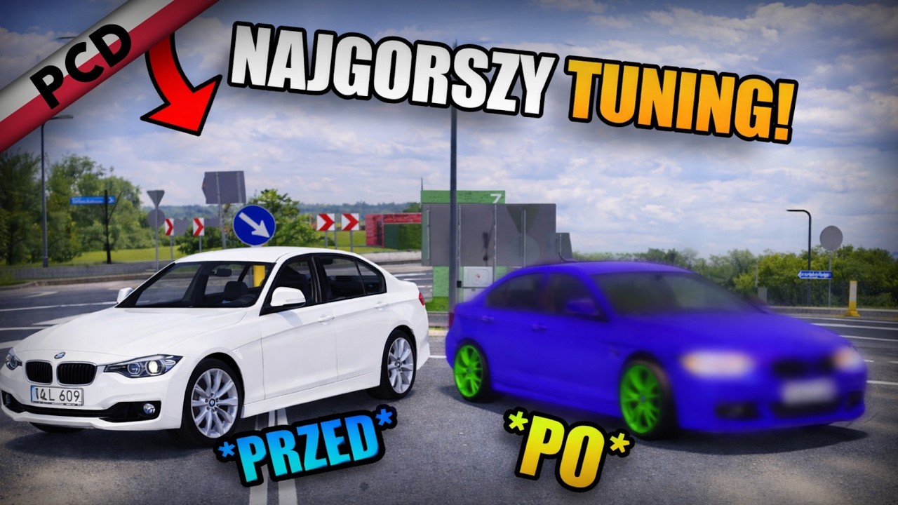 Zrobiłem NAJGORSZY TUNING aut w Polish Car Driving! *WOW*