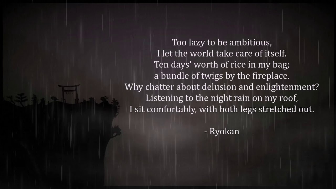Zen Poem by Ryokan