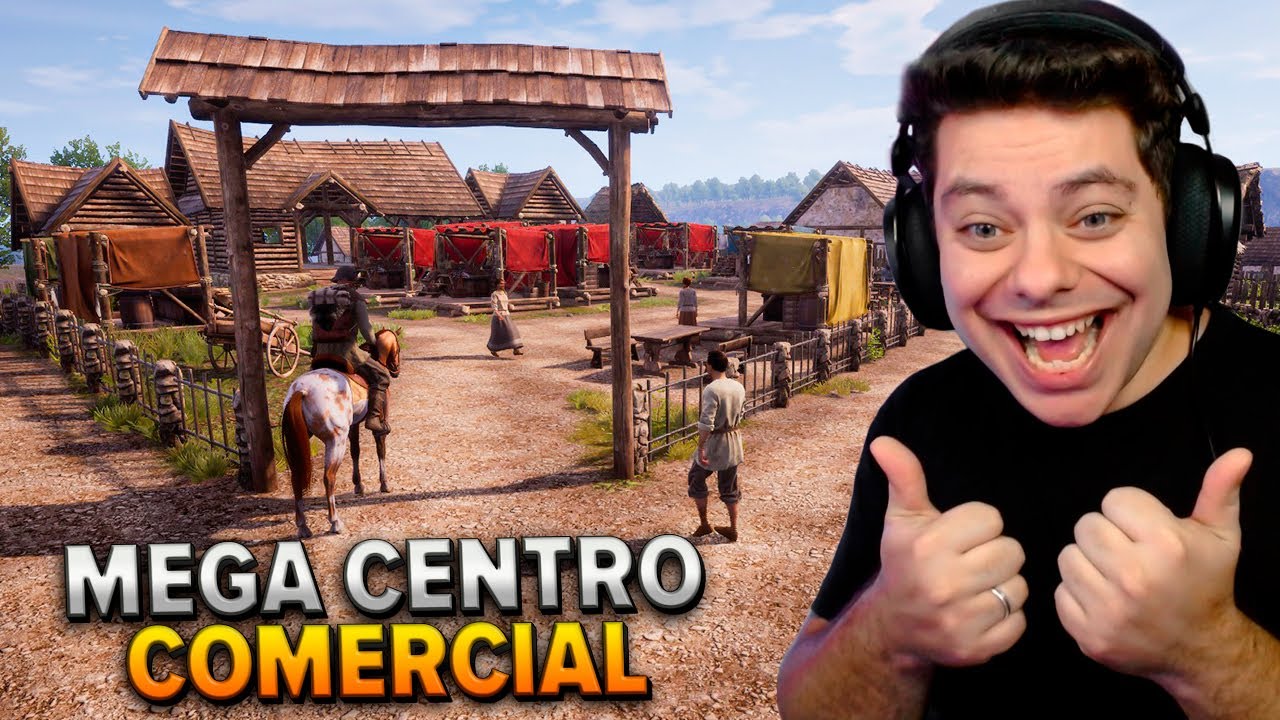 CONSTRUINDO UM MEGA CENTRO COMERCIAL PRA FAZER MUITO DINHEIRO EM MEDIEVAL DYNASTY #49
