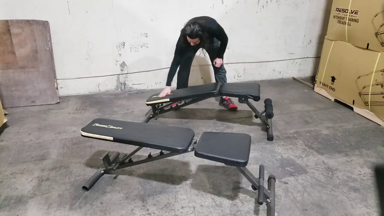 Fitness Reality FID Auto-adjusting no gap bench w/ upgraded seat (Patent Pending) zero gap bench