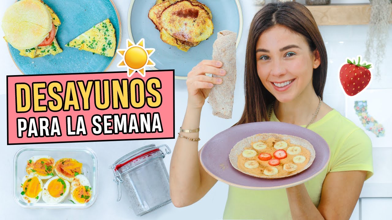 5 Desayunos Saludables, Fáciles y Económicos🥞I Yovana