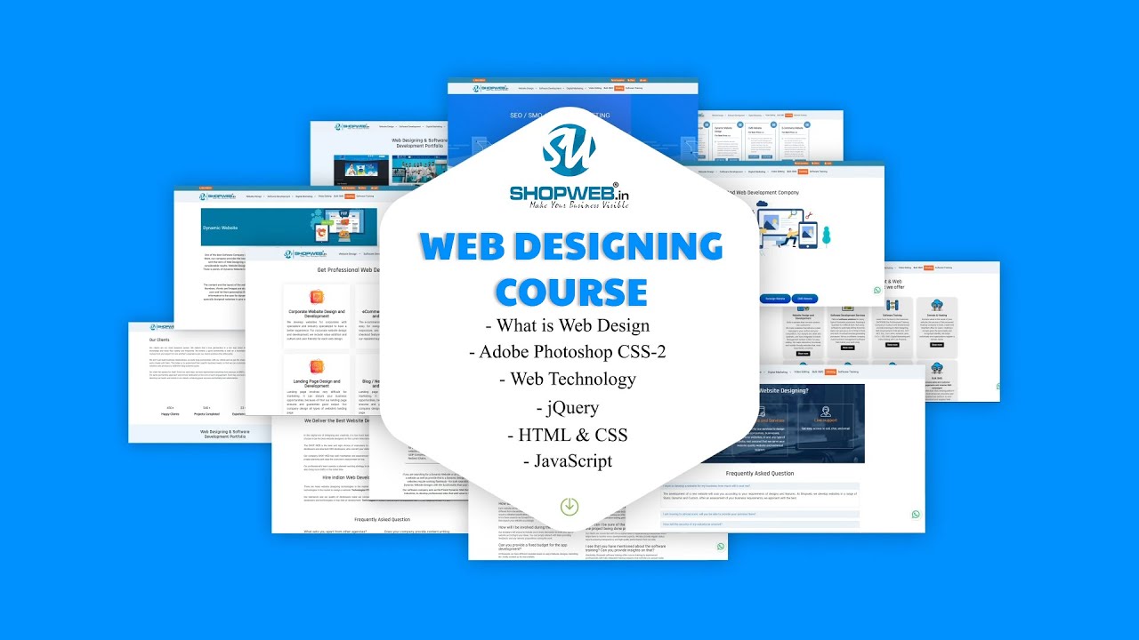 Web Designing course in Bhubaneswar | Corporate Training | Shopweb