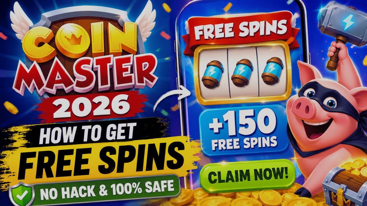 Coin Master 2026 | How to Get Coin Master Free Spins | No Hack & 100% Safe