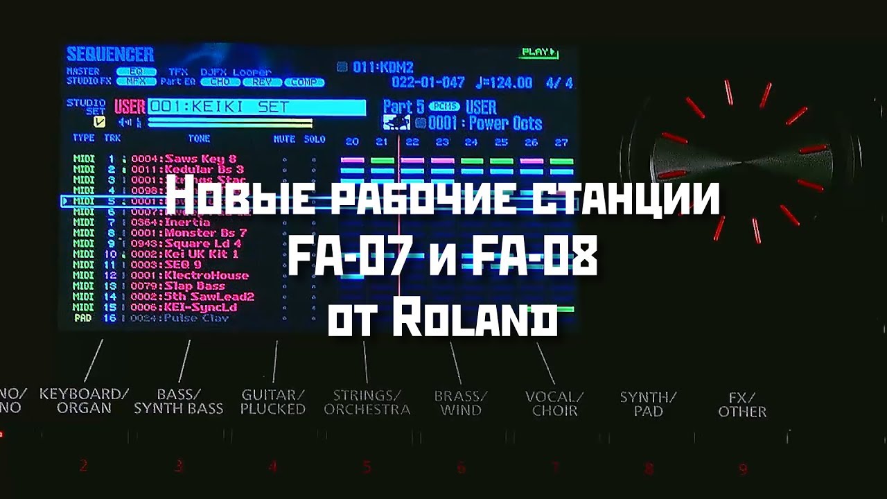 Новые рабочие станции FA-07 и FA-08 от Roland