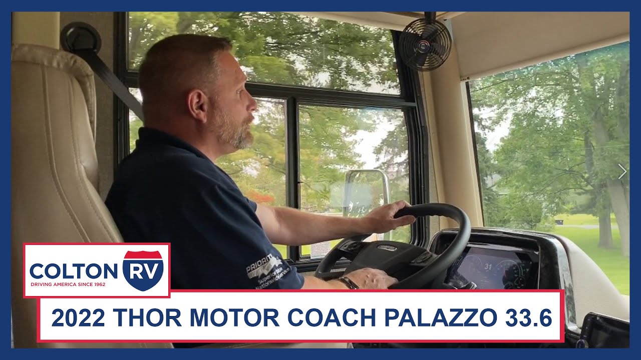 Обзор и тест-драйв дизельного автодома класса А Thor Motor Coach Palazzo 33.6 2022 года