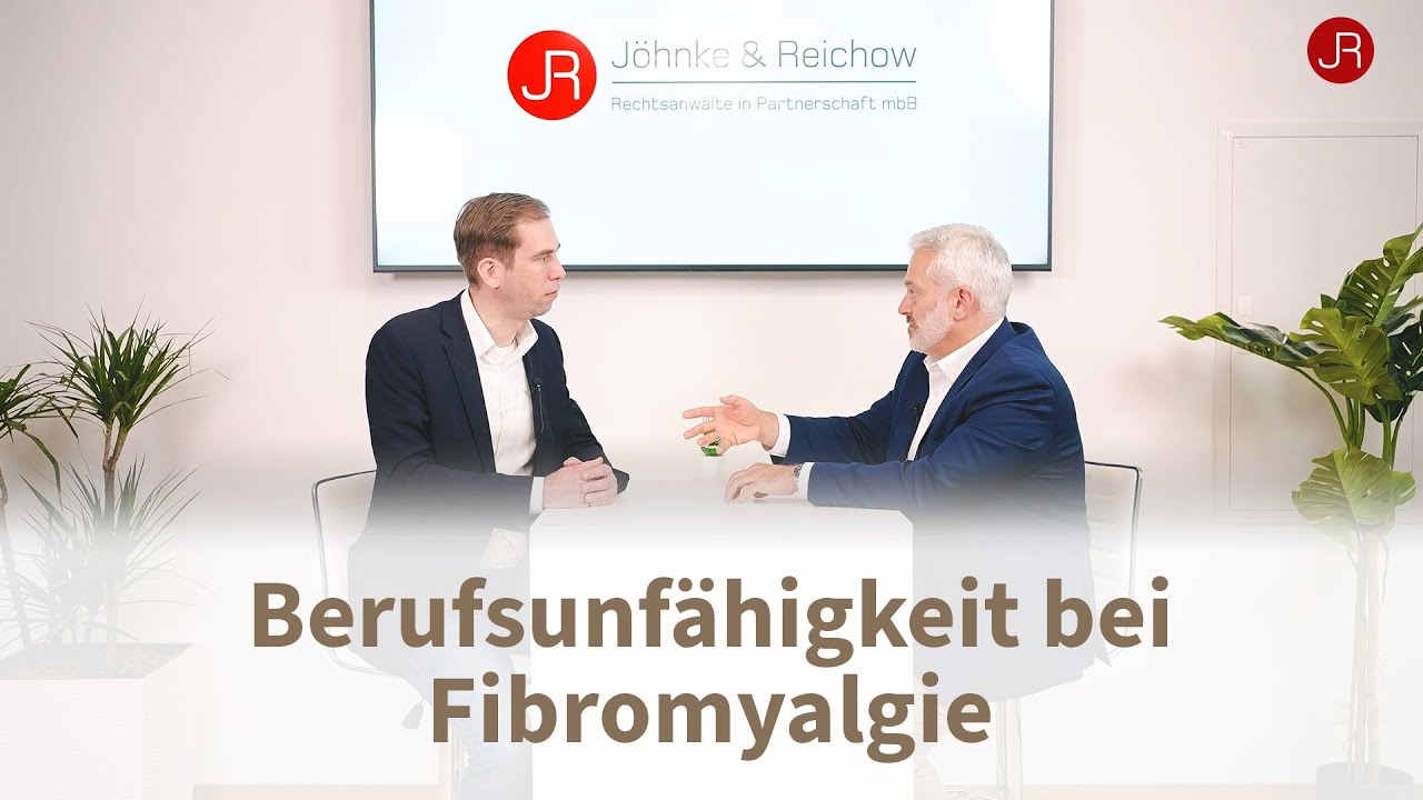 Berufsunfähigkeit bei Fibromyalgie - Fachanwalt für Versicherungsrecht im Interview