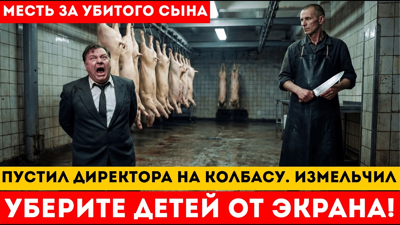 ПРЕВРАТИЛ УБИЙЦУ СЫНА В ФАРШ. КОЛБАСУ ИЗ ДИРЕКТОРА ЕЛИ ЕЩЕ ПОЛ ГОДА . МЕСТЬ ЗА СЫНА