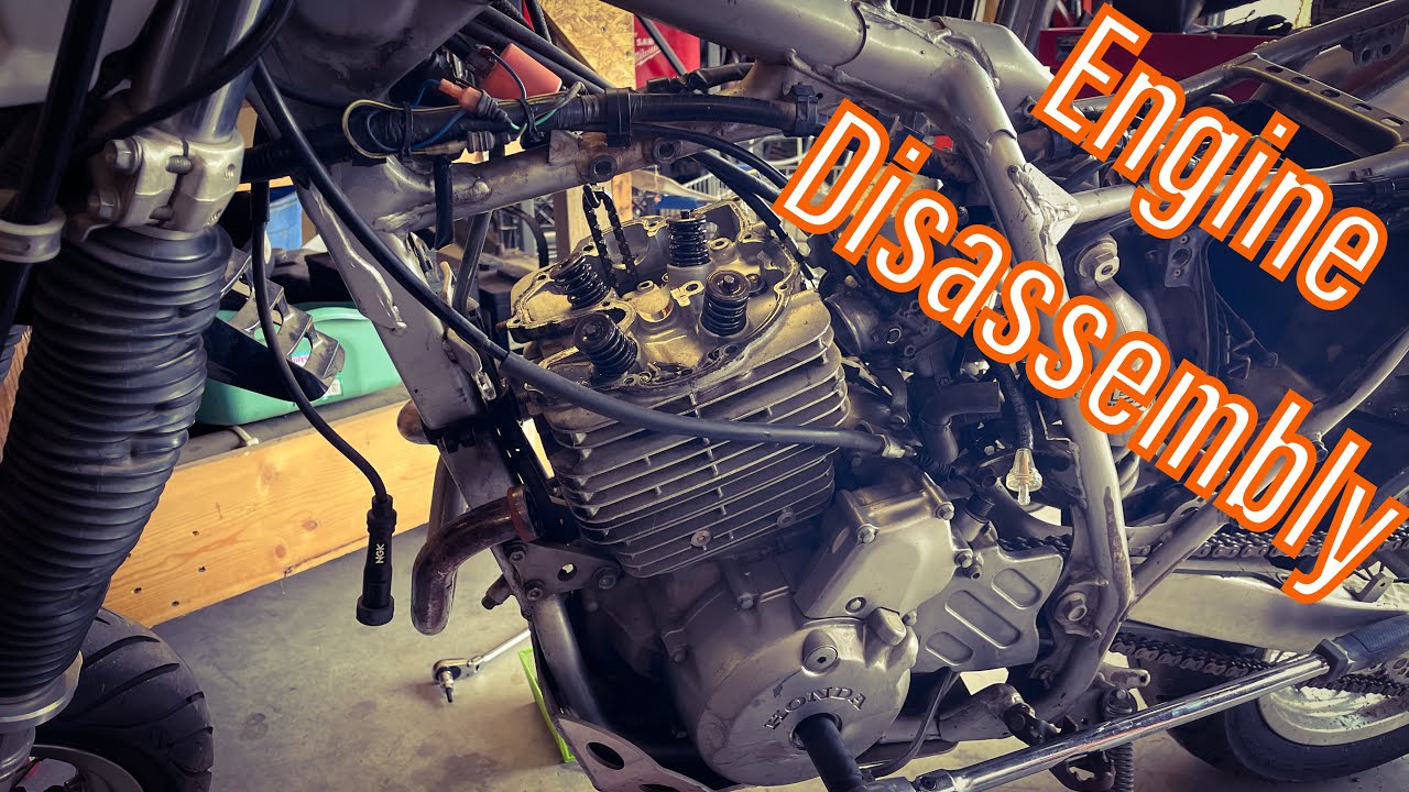Ремонт Honda XR650, часть 1 — снятие клапанной крышки, головки блока цилиндров и цилиндров