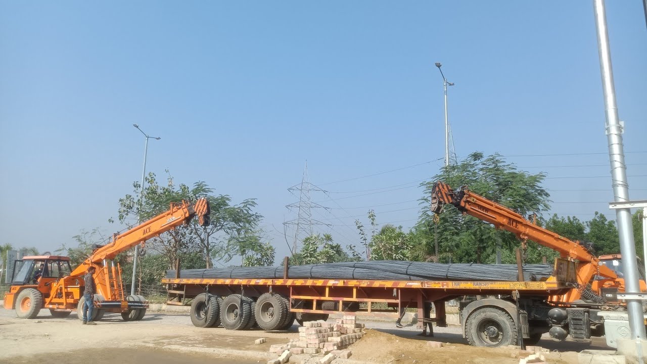 17 February Steel unloading.
