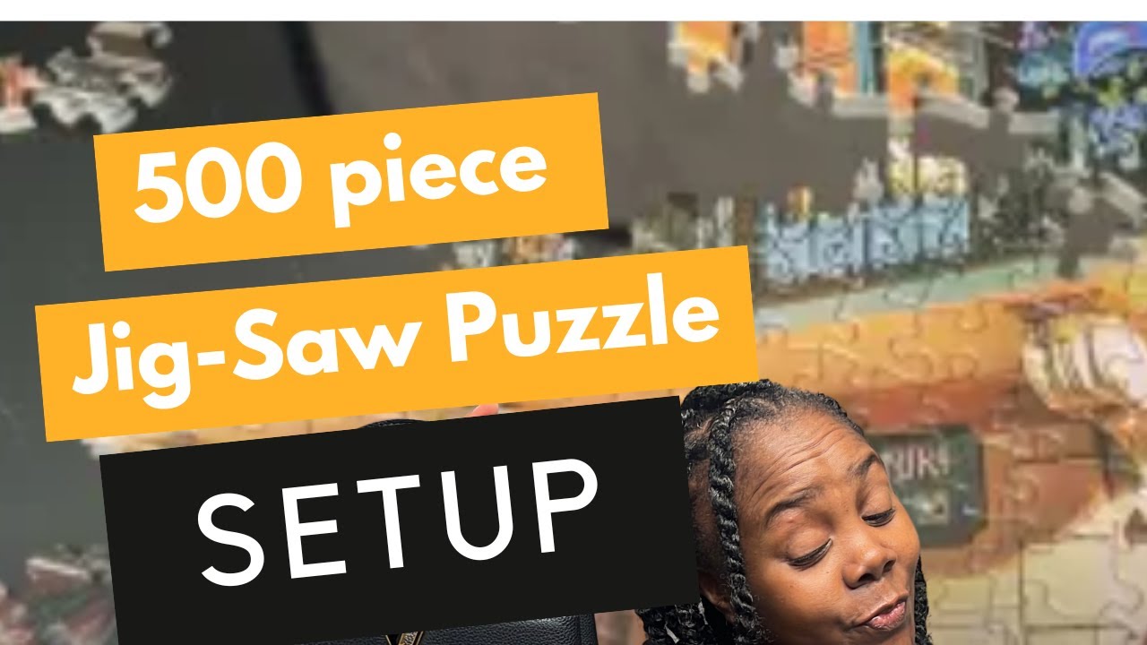 500 Piece Jig-Saw Puzzle Set up| Family Activity #puzzle #jigsawpuzzle #familytime