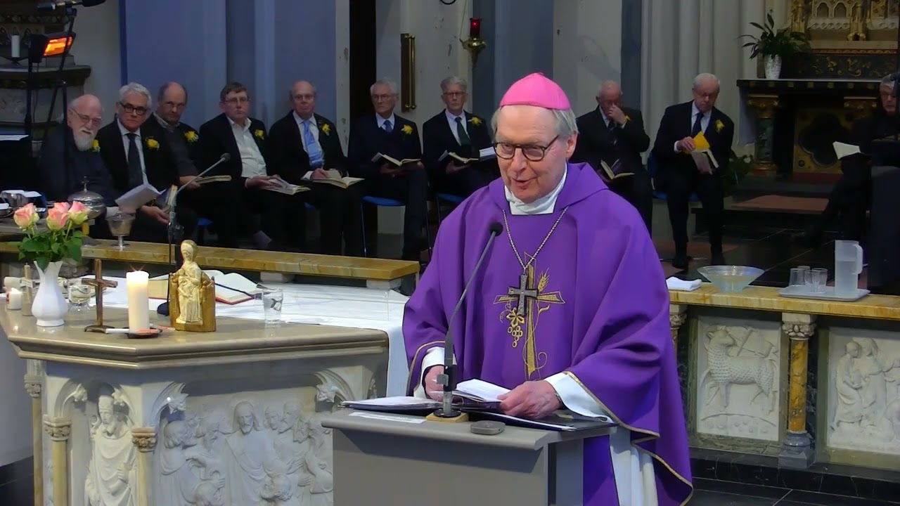 Eucharistieviering bij jubileum 50 jaar Gregoriaans Koor Sint Andries Nuenen op 30 november 2025