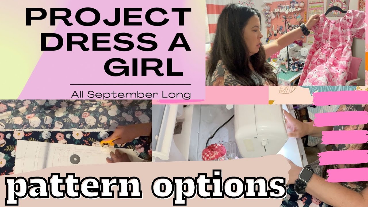 #projectdressagirl2022 sew a dress!