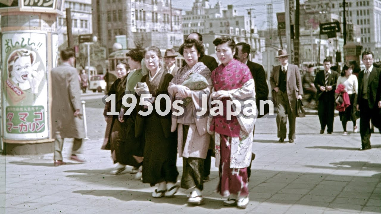 Life in 1950s Japan — Rare Real Footage