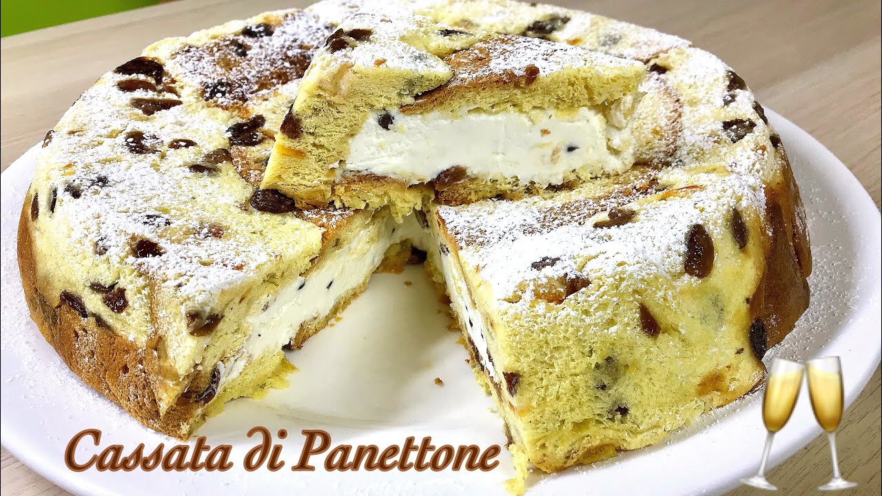 CASSATA DI PANETTONE ricetta veloce senza cottura - Tutti a Tavola