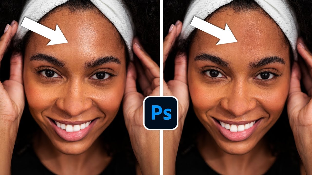 Tuto Photoshop CC - Comment enlever un Reflet sur photoshop