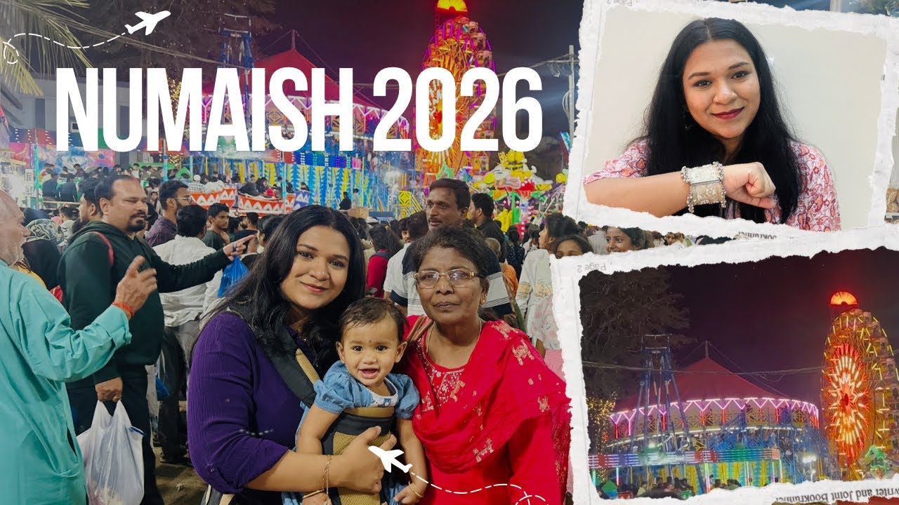 NUMAISH 2026 || Nyna Naidhruva's first Numaish experience 😊😊