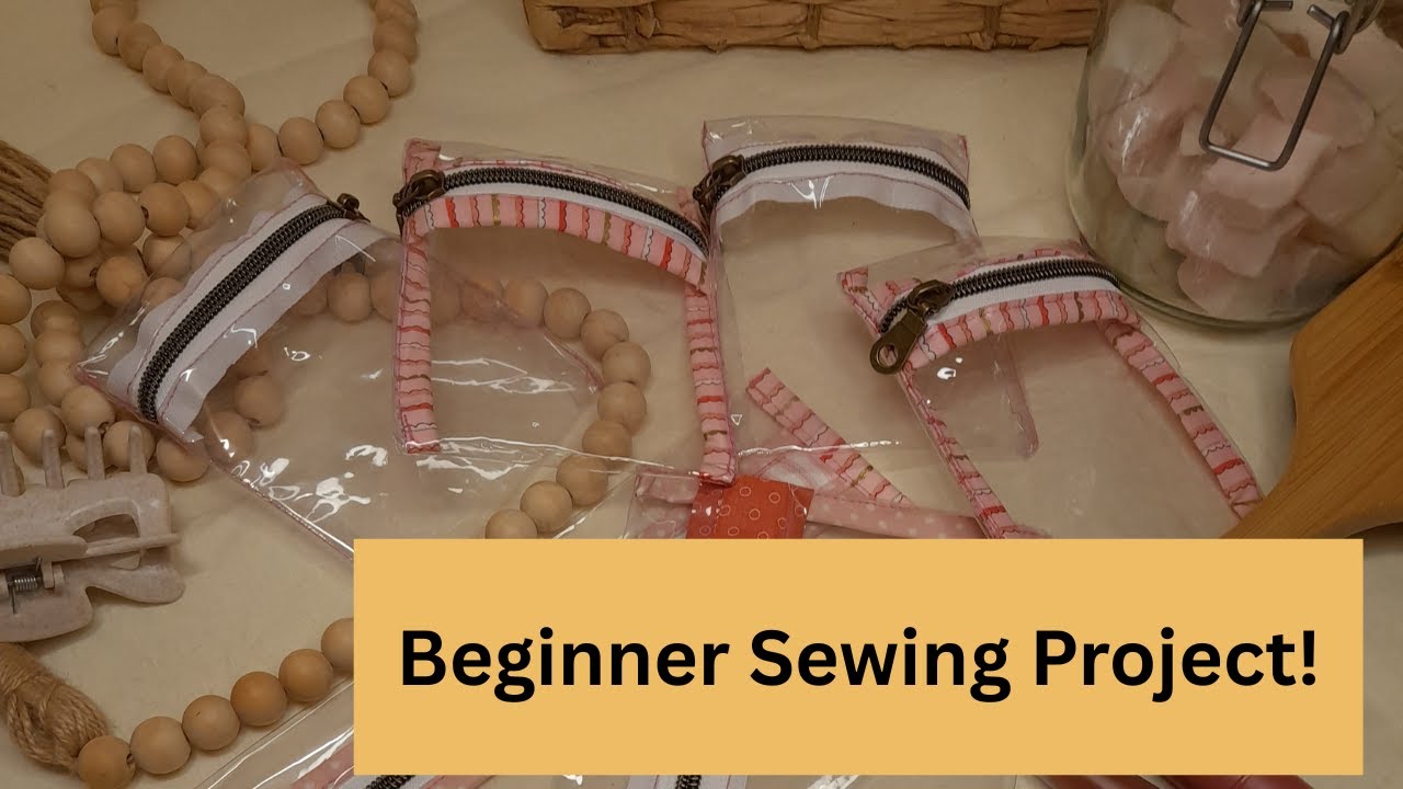 Simple Vinyl Pouch Sewing Tutorial | Beginner Friendly Zipper Project