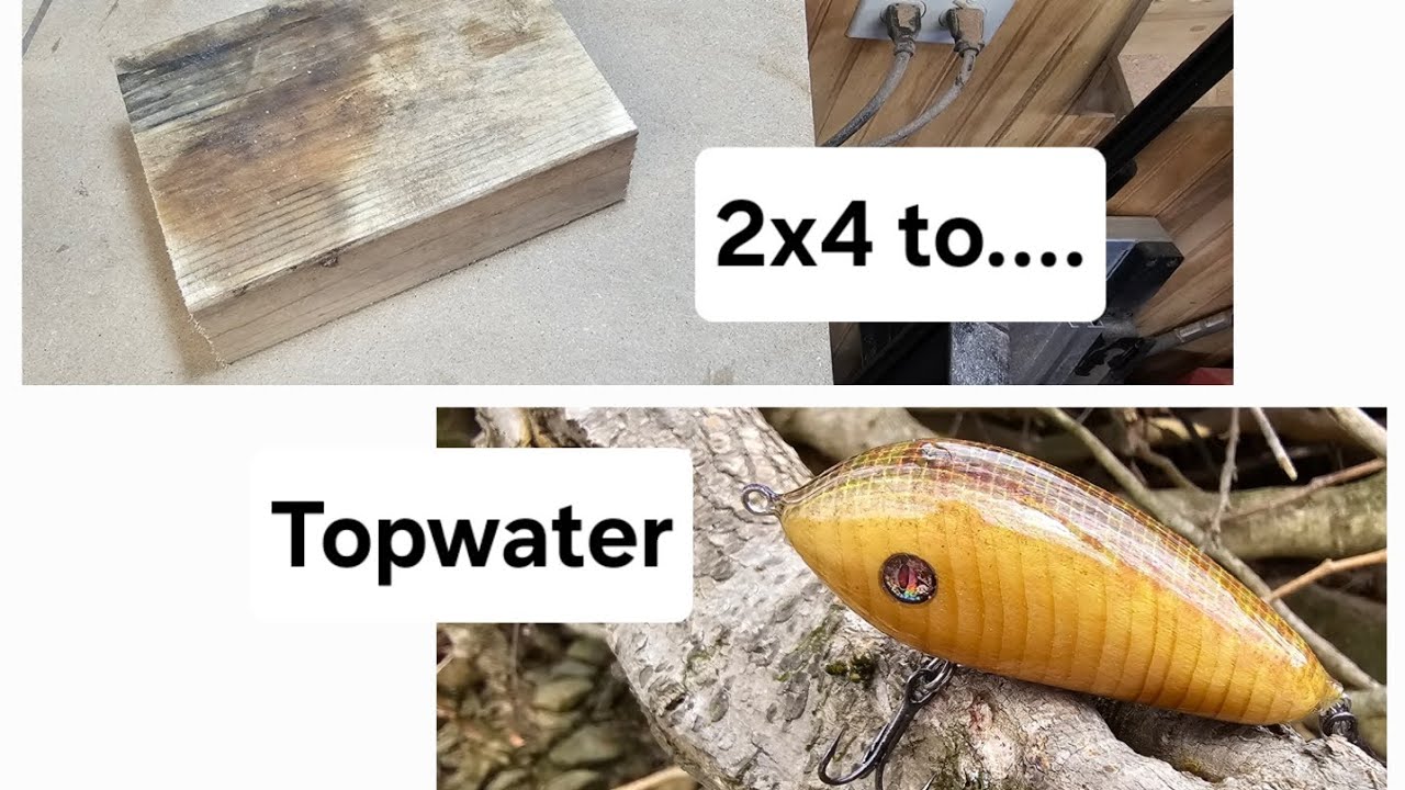From a scrap 2x4 to topwater lure