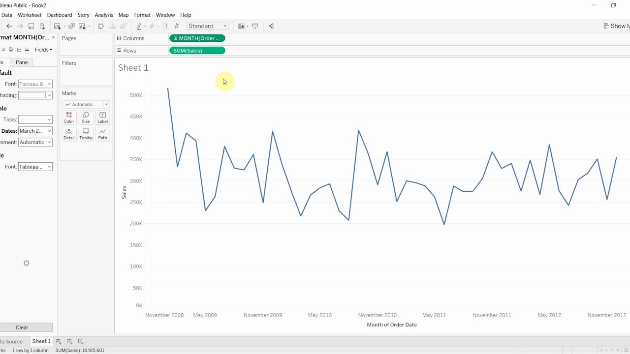 Formatting and Working with Dates and Time Series Data - Tableau in Two Minutes
