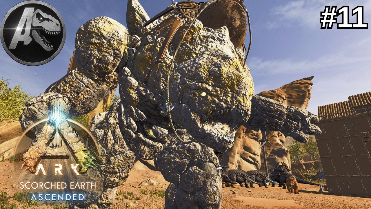 DEVASA 140 LEVEL GOLEM’E TUZAK KURDUM VE EVCİLLEŞTİRDİM! | ARK Ascended: Scorched Earth #11