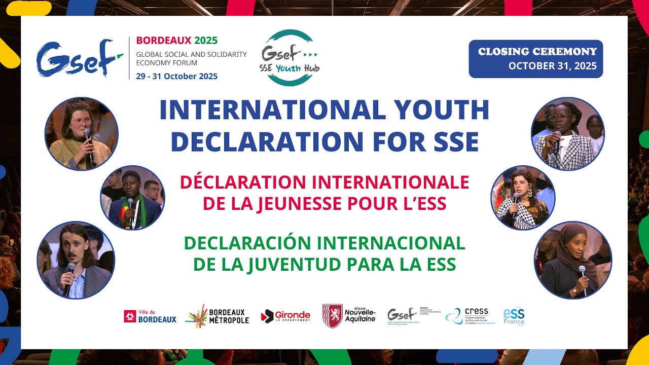 BordeauxGSEF2025: The International Youth Declaration for SSE