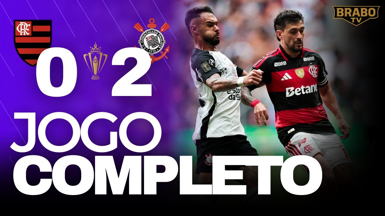 AO VIVO: FLAMENGO X CORINTHIANS | DIRETO DO MANÉ GARRINCHA | SUPERCOPA REI 2026