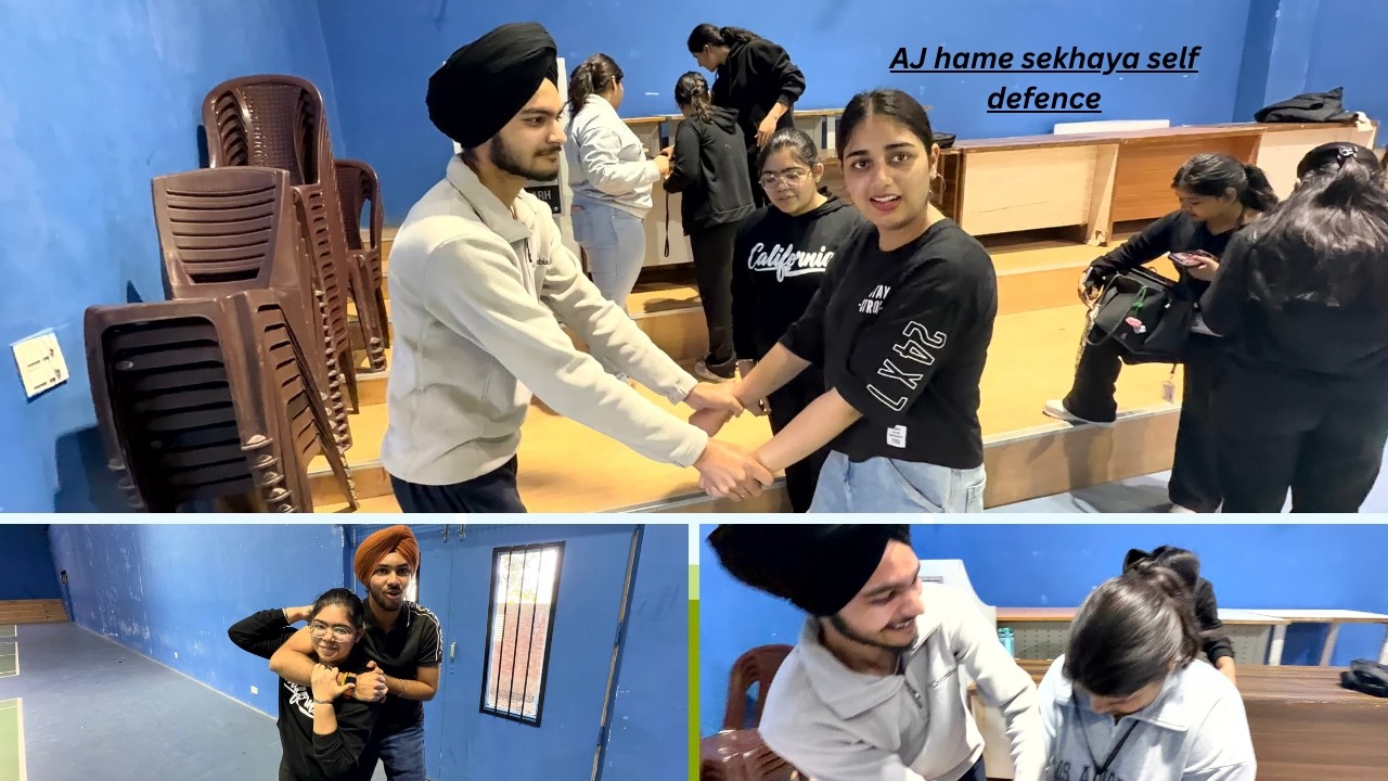 Aaj humein self defence ke important techniques sikhaye aur phir unhe try to karna banta hai || 117