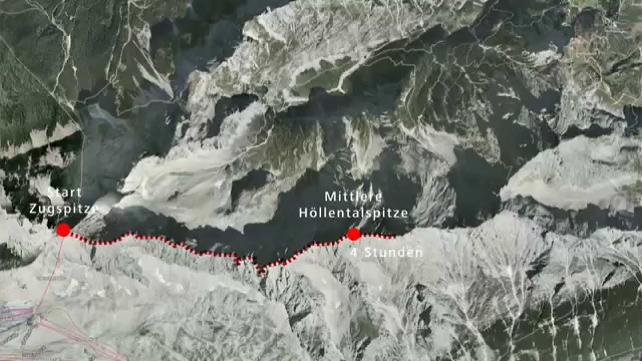 Jubiläumsgrat Sommerbegehung von der Zugspitze zur Alpspitze - Highlights und Wegbeschreibung