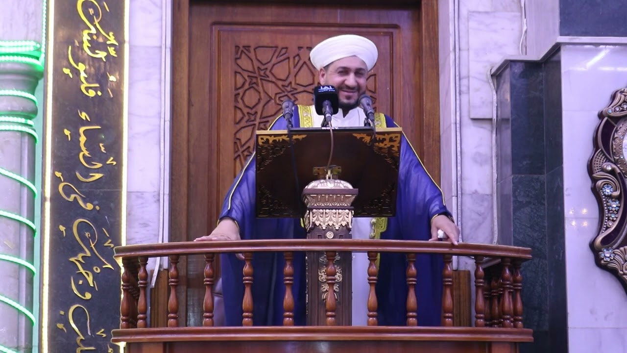 خطبة الجمعة لفضيلة الشيخ الدكتور عمار عبدالحافظ الكبيسي بعنوان : مناقشة النبي محمد مع المسلمين