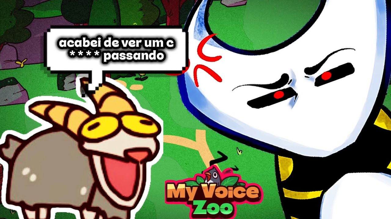 LOUCURA! DEI MINHA VOZ PARA A CABRA E DEU RUIM!! 🤣 | My Voice Zoo