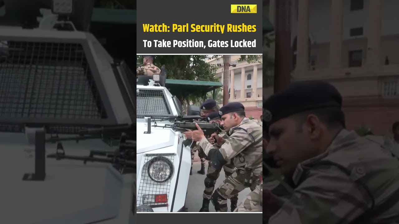 Parliament Security Rushes To Take Position As Gates Are Locked | CJP Protest | CJP Protest