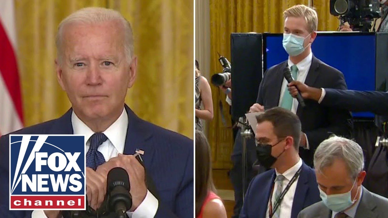 Peter Doocy presses Biden on whether he bears responsibility for Afghan attacks