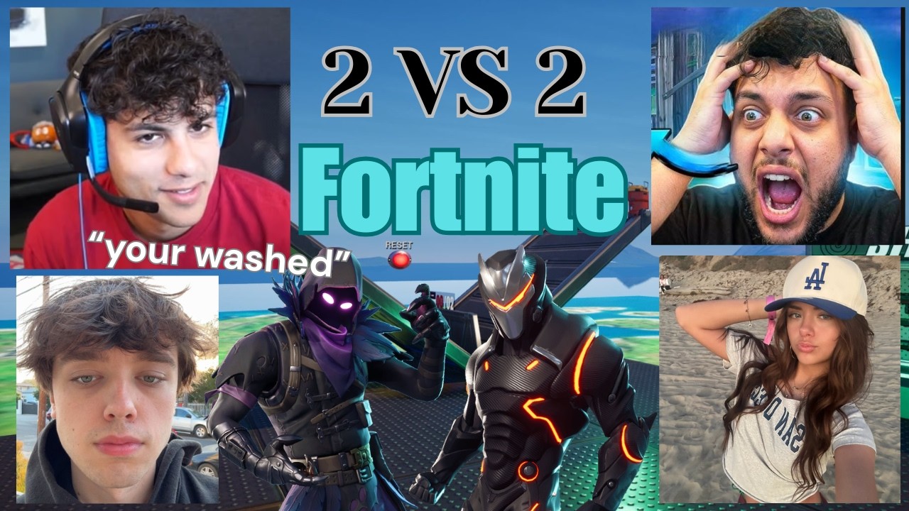 Stableronaldo w/ Laiys Goes 2v2 Fortnite against Faxuty and Fraanticc